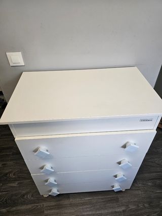 Mueble cambiador sin bañera Trama