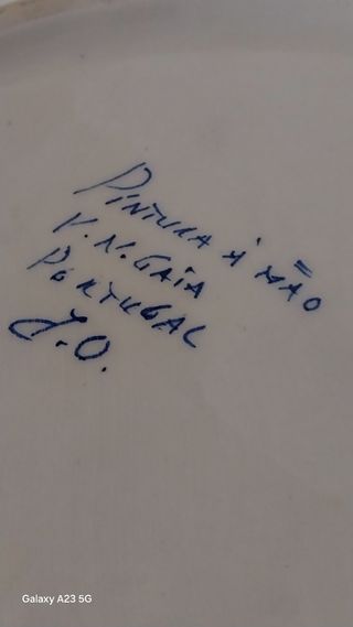 Prato Decorativo Pintado à Mão