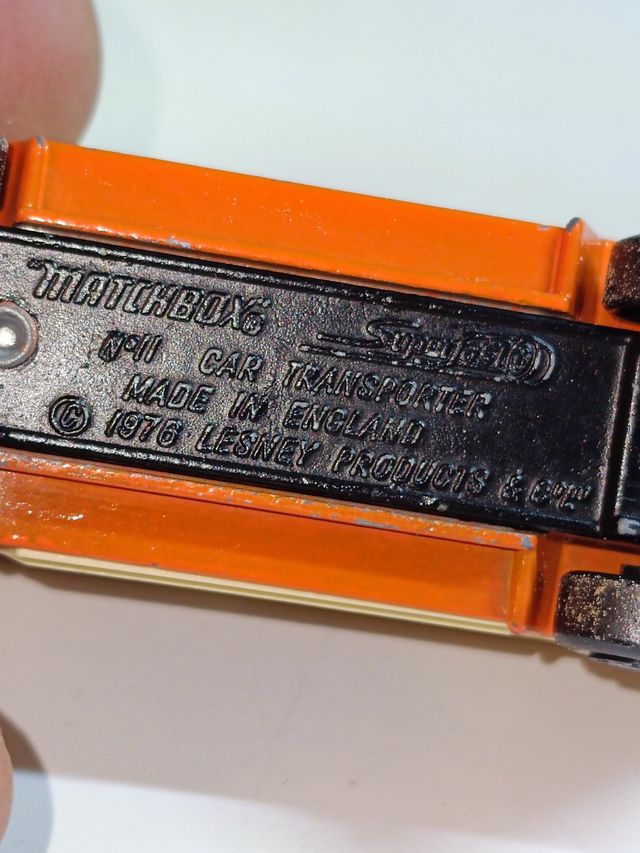 CAMION CAR TRANSPORTER DE 1976 1/64 MATCHBOX