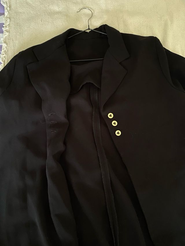 Blazer negro oversize - Talla única