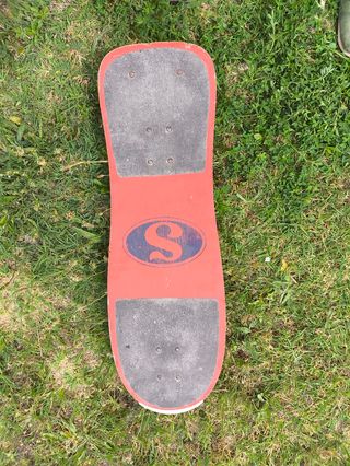 Tabla skate roja vintage