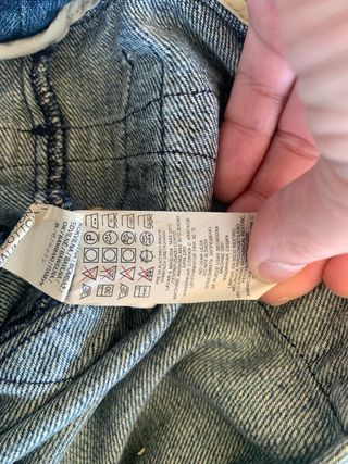 Vaqueros acampanados azules