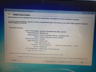 Portátil Toshiba Satellite Windows 7
