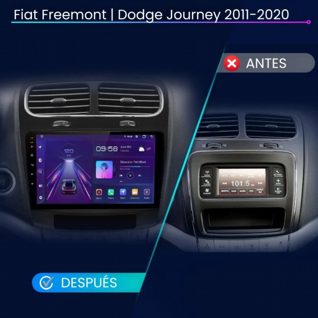 Radio Android Auto Carplay Fiat Freemont Dodge Jo