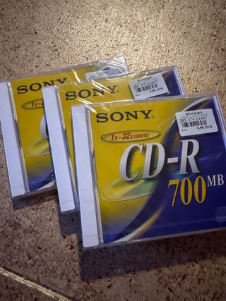 Sony CD-R 700MB - 3 unidades