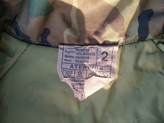 Chaquetón militar impermeable talla 2