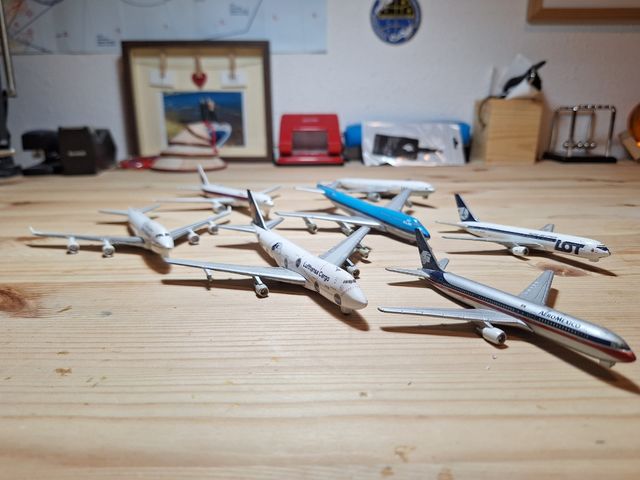 7 Aviones Metalicos Coleccion
