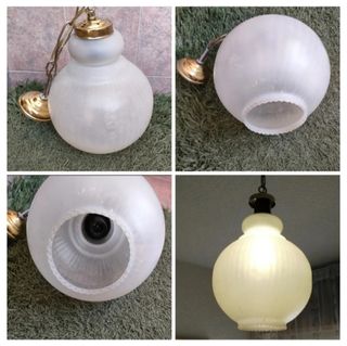 Lotes lámparas vintage de cristal. BUEN PRECIO