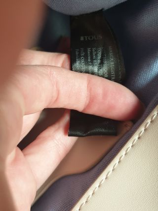 Bolso Tous beige nuevo