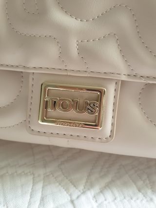 Bolso Tous beige nuevo