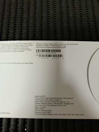 Apple Watch Serie 10 - Negro