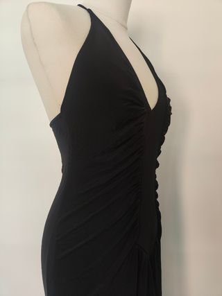 Vestido Negro cóctel Fiesta Midi M/L 38 40