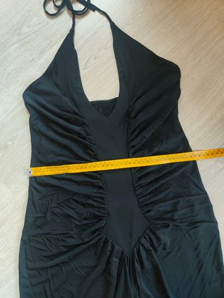 Vestido Negro cóctel Fiesta Midi M/L 38 40
