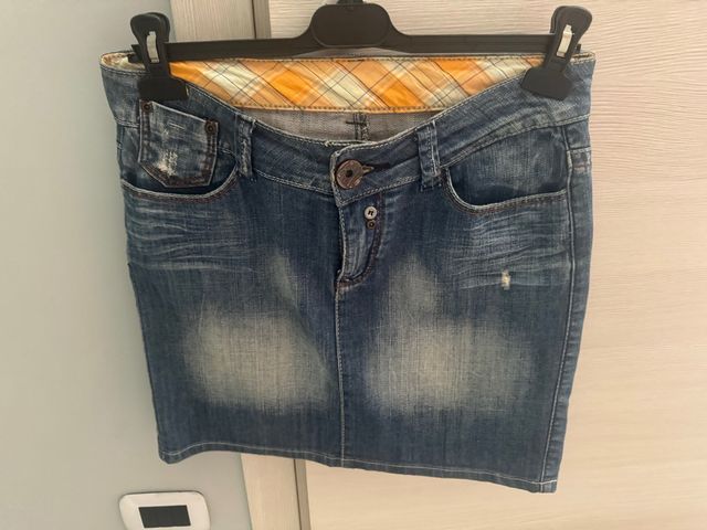 Minigonna jeans