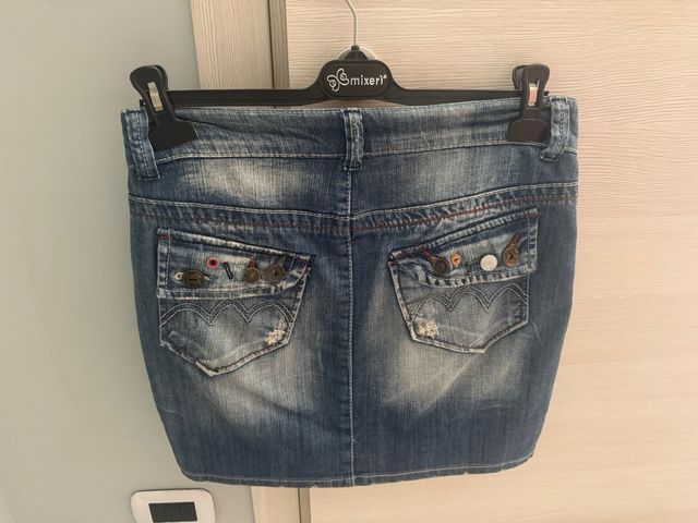 Minigonna jeans