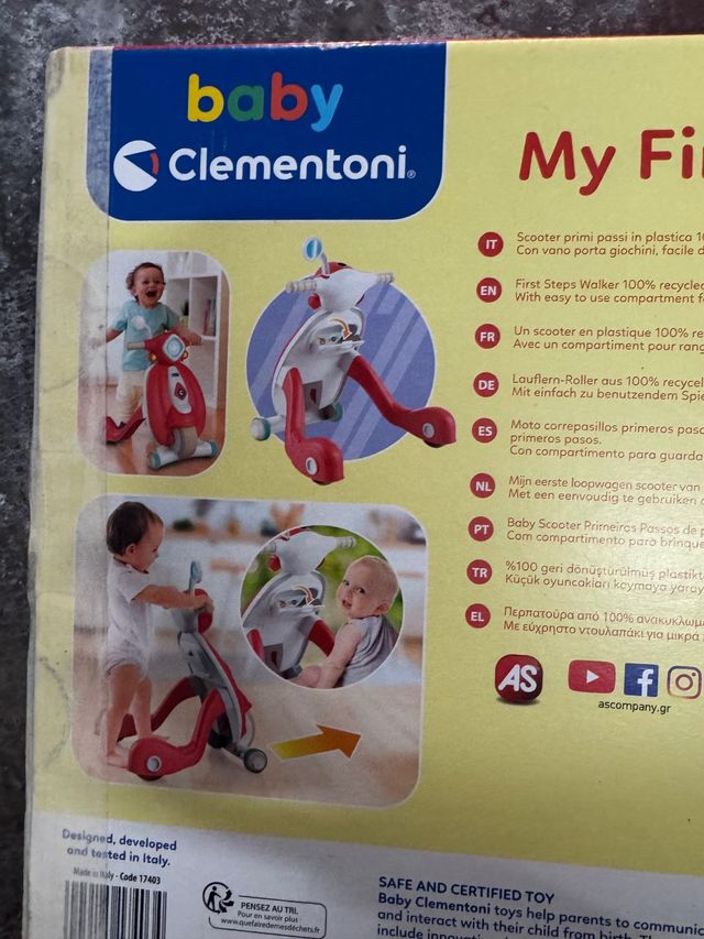 Scooter Clementoni bimbi 10-36 mesi