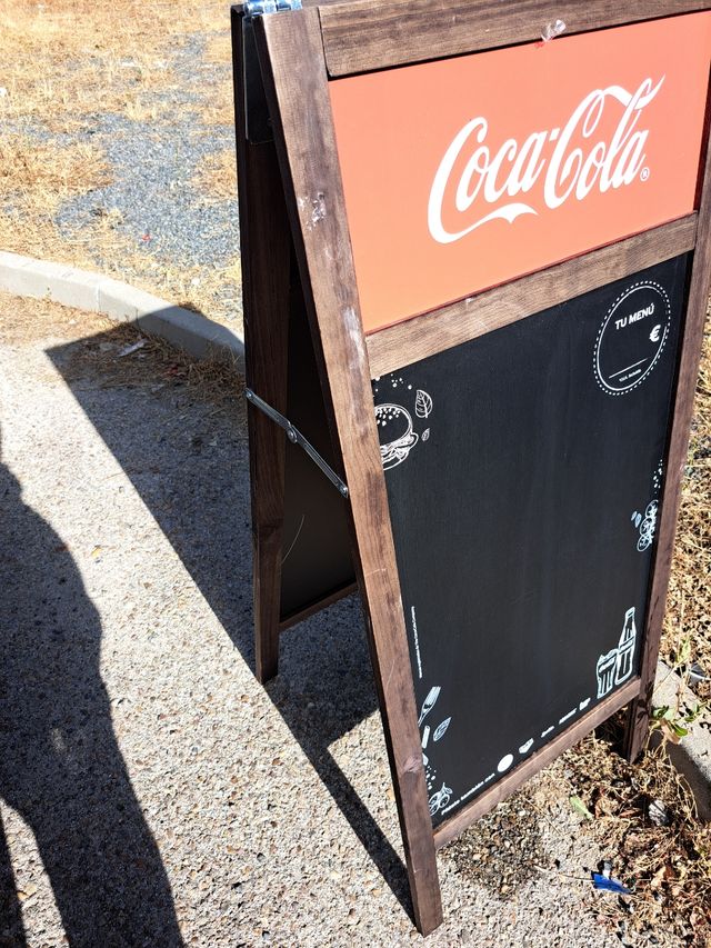 Cartel menu CocaCola