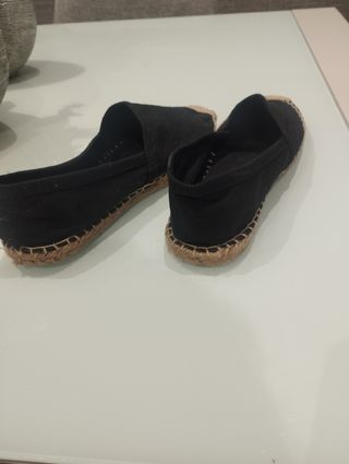 Alpargatas negras mujer