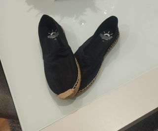 Alpargatas negras mujer