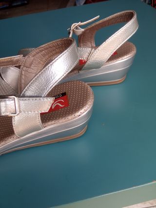 Sandalias Yameiji Plata