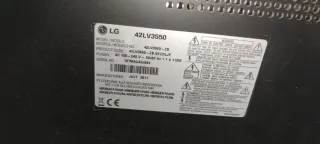 TV LG 42" negra no es smart tv