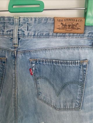 Shorts Levis 571 Slim Fit azules