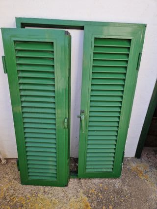 Persianas aluminio verdes - 2uds