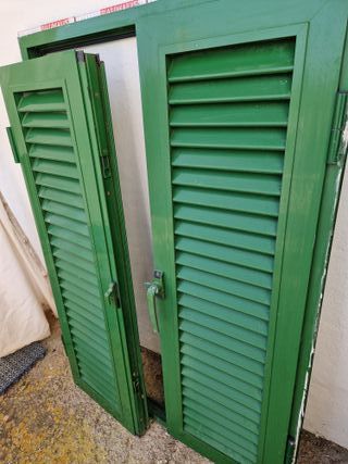 Persianas aluminio verdes - 2uds