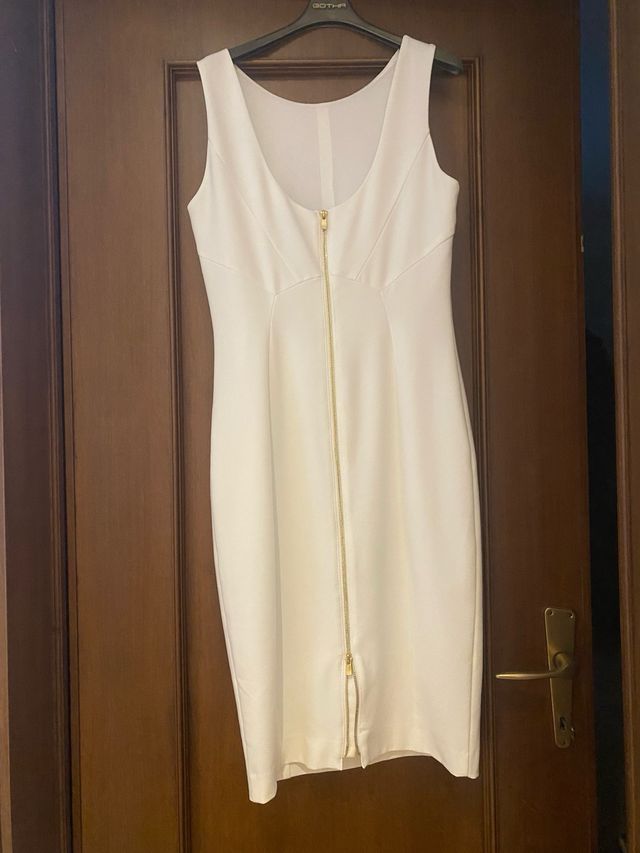 Abito bianco longuette