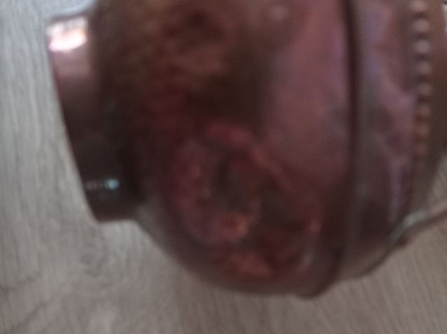 Jarrón cobre antiguo