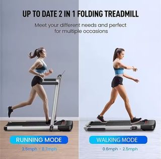Cinta de correr plegable 2 en 1