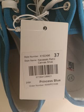 Zapatillas Kawasaki niño,talla 37