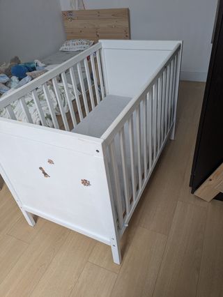 Cuna convertible cama bebé