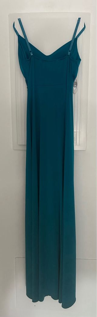 Vestido largo turquesa - Fiesta