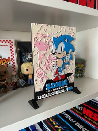 SONIC 1 - Portada 3D