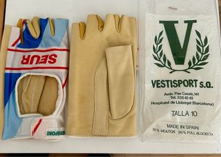 Guantes SEUR ciclismo 
Reliquia de 1988. Talla 10