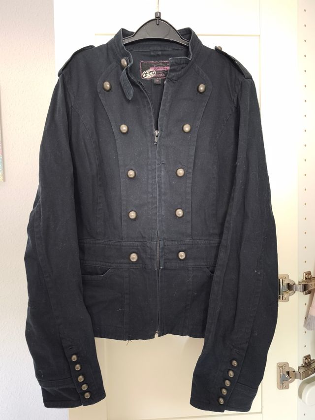 Chaqueta militar Ruska negra - M