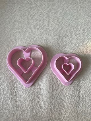 Moldes de donuts / galletas con forma de corazón
