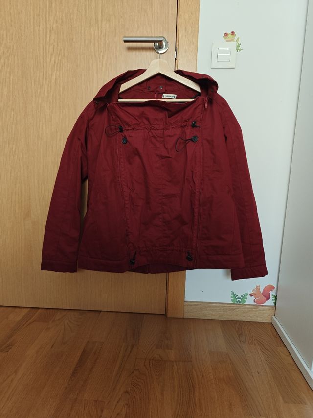 Abrigo porteo bebé - Rojo