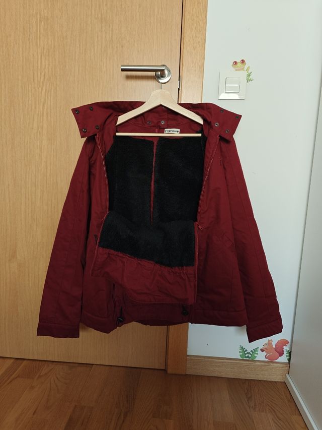 Abrigo porteo bebé - Rojo