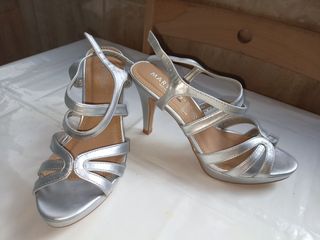 Tacones Marypaz plata 37