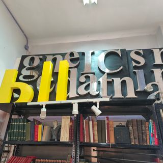 Letras grandes vintage en acero inox decoracion