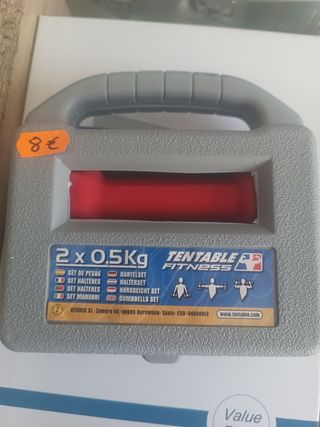 Mancuernas 2x0.5kg TenTable Fitness