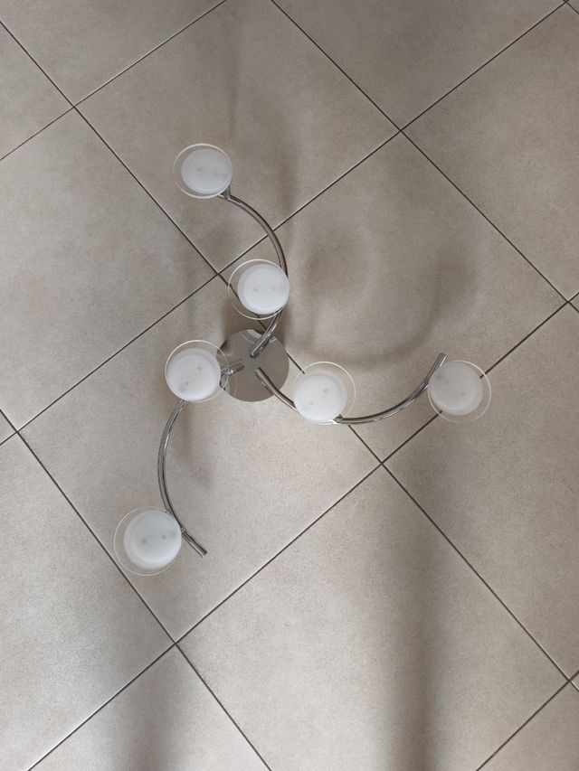 Lámpara techo LED moderna 6 luces