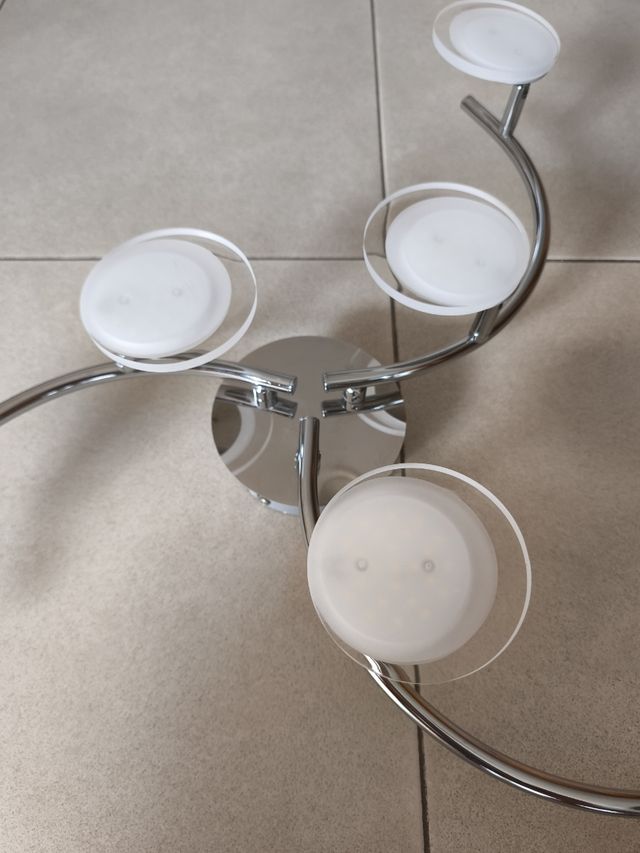 Lámpara techo LED moderna 6 luces