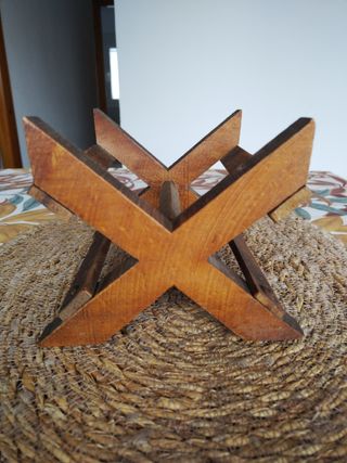 Botellero madera vintage