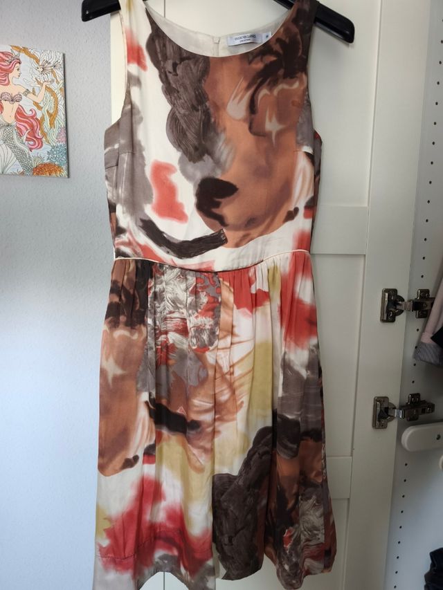 Vestido Corte Inglés estampado