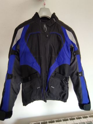 Chaqueta moto Richa azul-negra