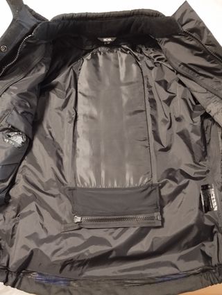 Chaqueta moto Richa azul-negra