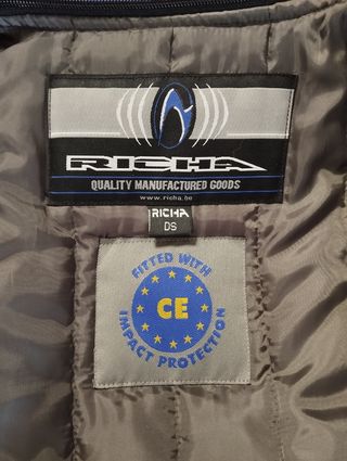 Chaqueta moto Richa azul-negra